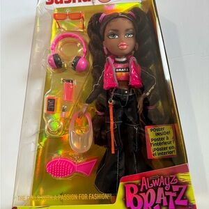 Bratz Sasha Doll with Pink and Black Accessories